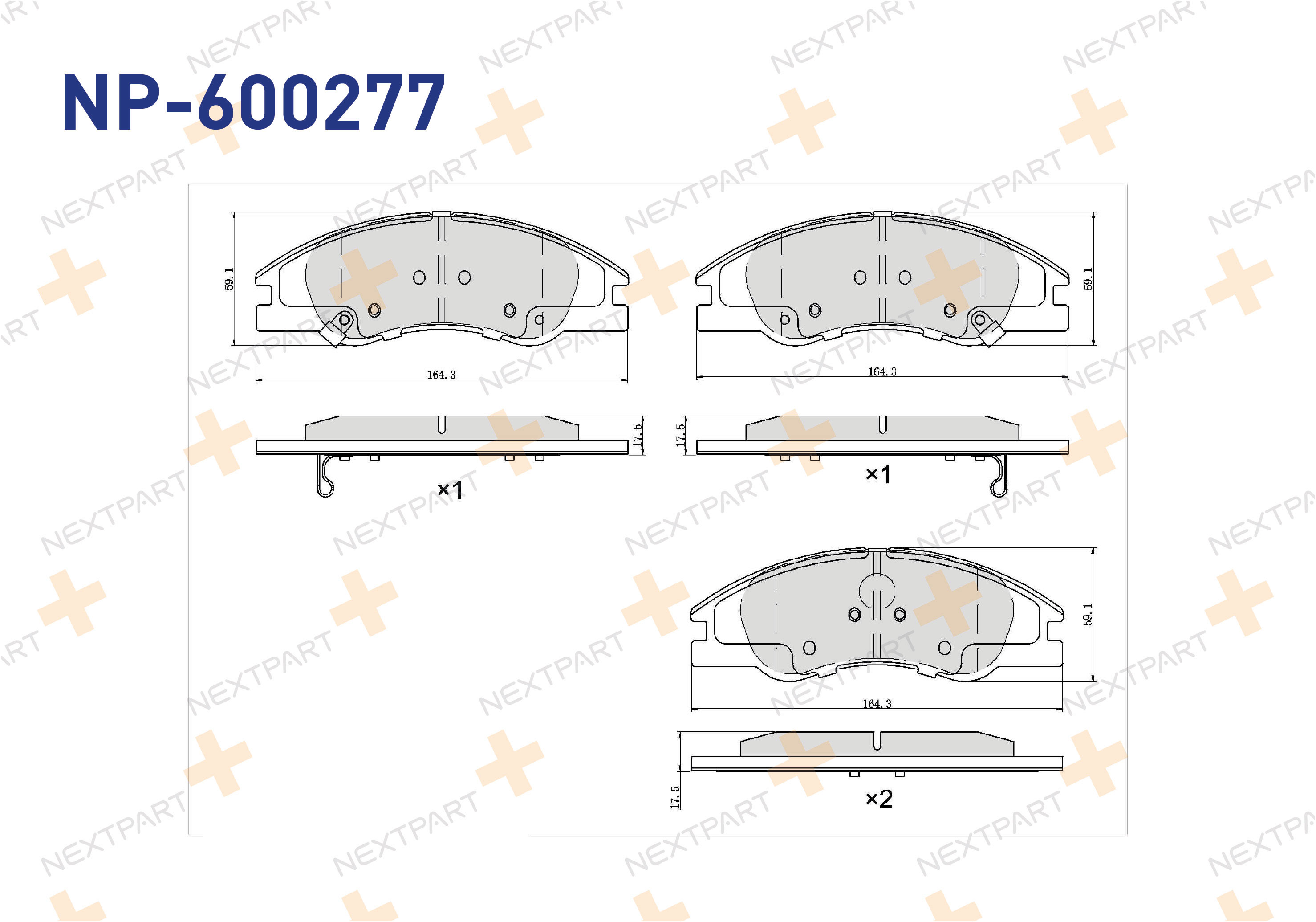 FREN BALATASI ON CERATO (2004>2013) - OEM: 58101-2FA10 58101-2FA20 | Alt: 2421801 BL1965A4