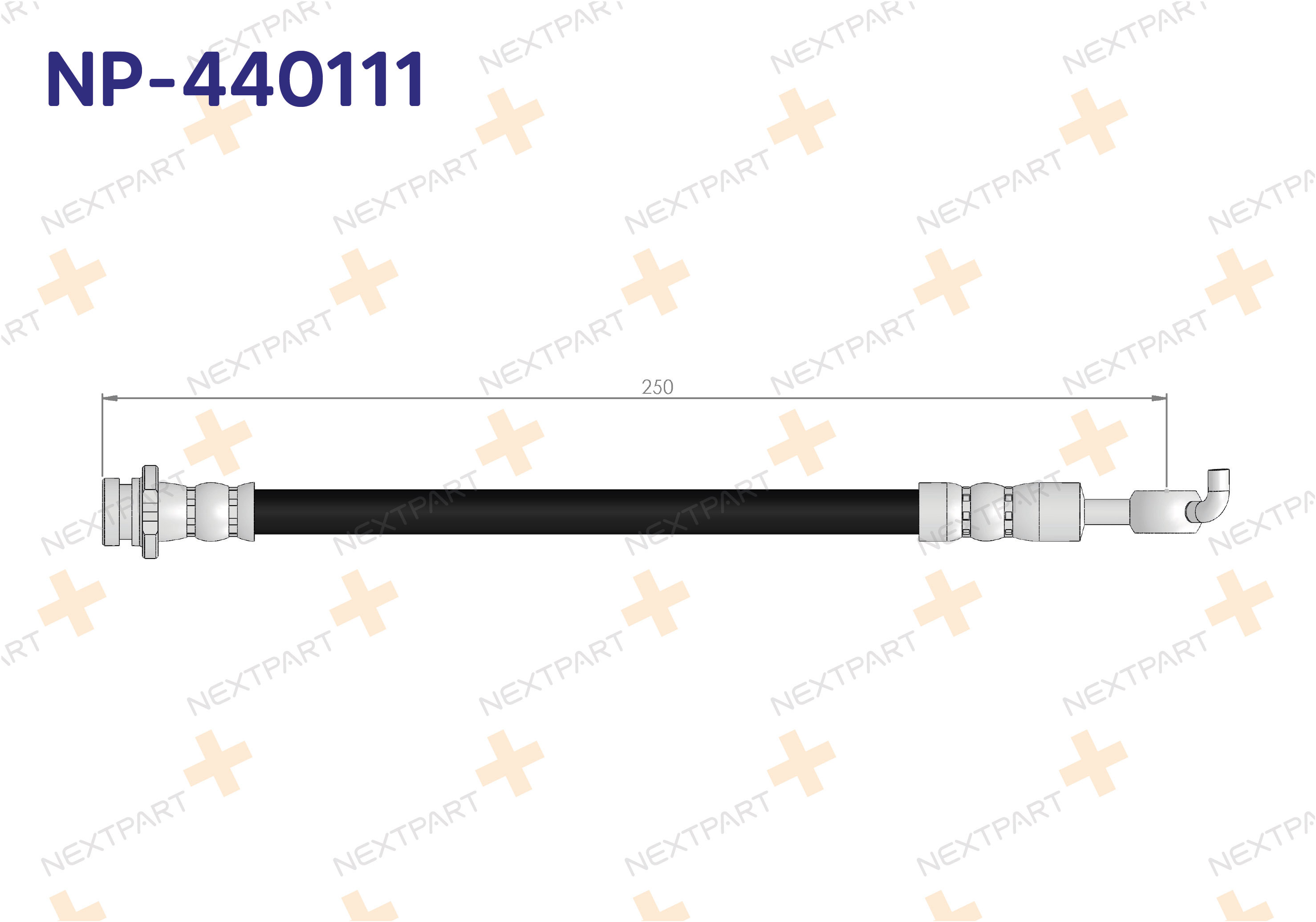 FREN HORTUMU ARKA SAG QASHQAI J10 2007-2014 - OEM: 501275947694 46210-JD610 | Alt: 24.5292-0241.3 ADN153237