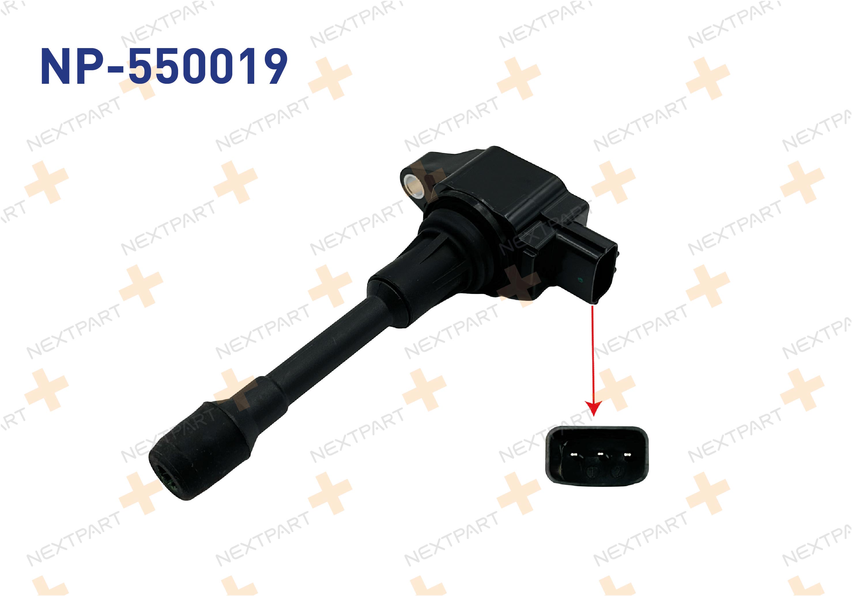 ATEŞLEME BOBINI NISSAN QASHQAI (J10) 1.6 2007-2014 JUKE 1.6 2010-2019 MICRA 1.2 2010-2015 NOTE 1.6 2006-2012 - OEM: 22448-1KT0A | Alt: 22448-1KT0A