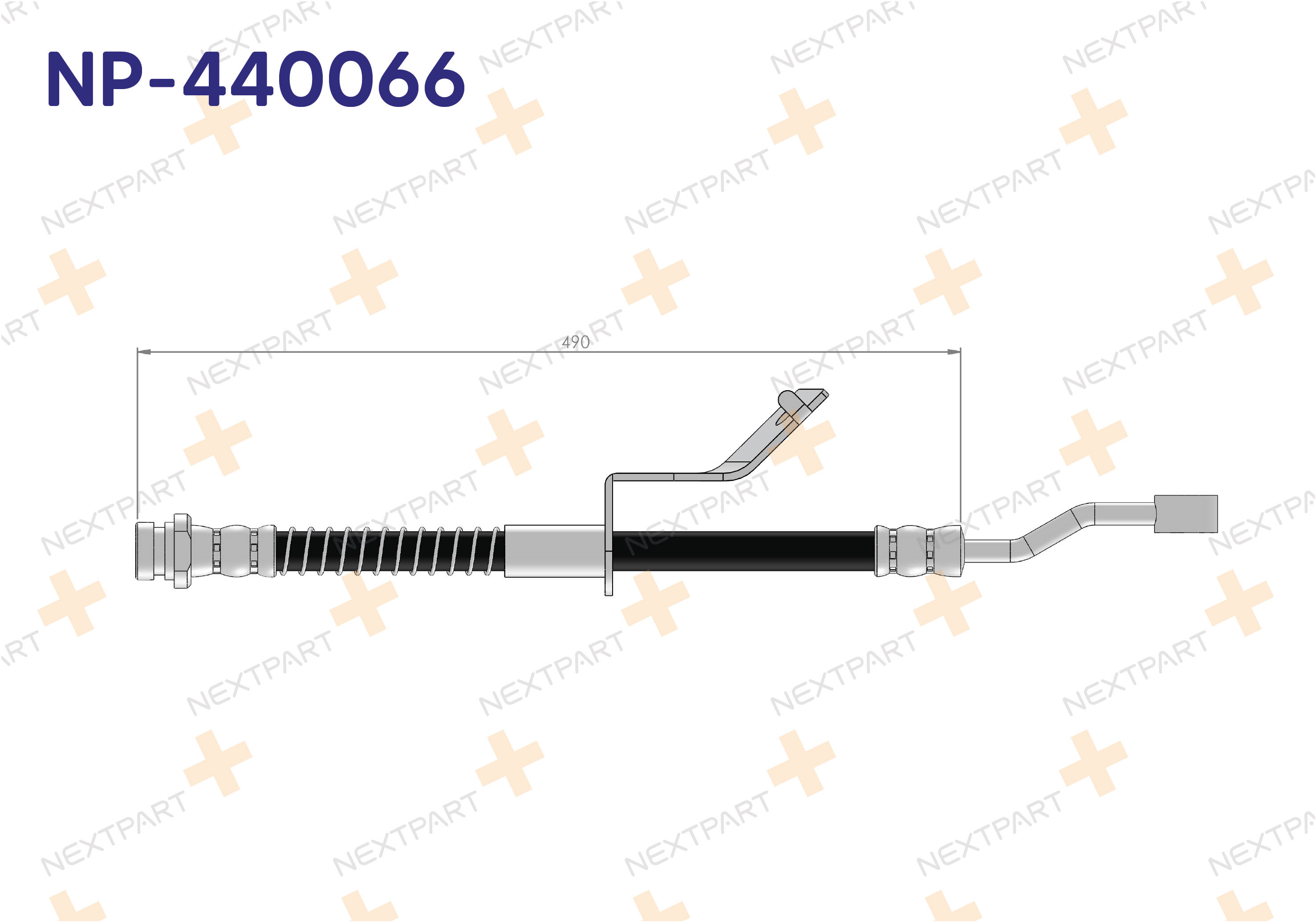 FREN HORTUMU ON SOL ACCENT BLUE 2012- - OEM: 58731-1R000 | Alt: 58731-1R000