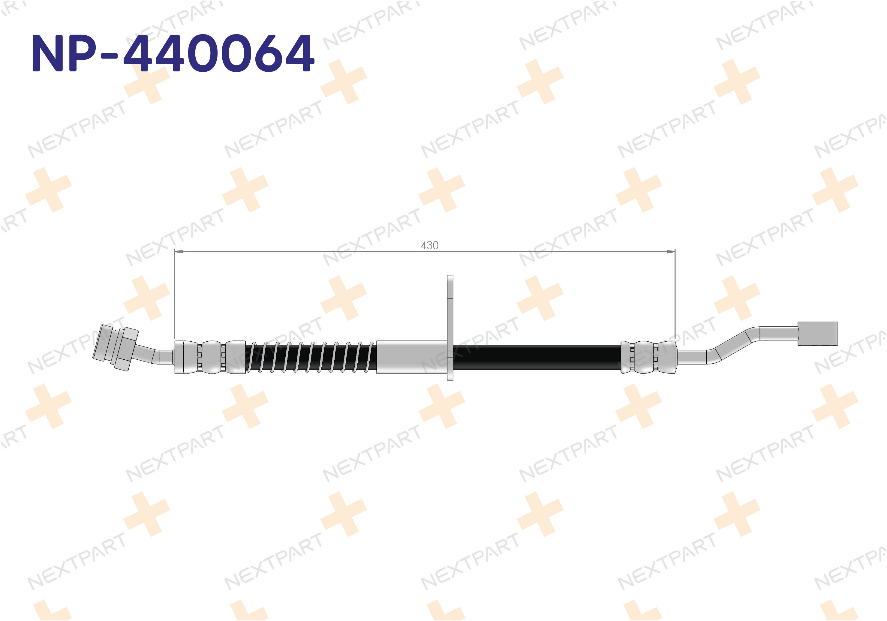 FREN HORTUMU ON SAG ACCENT ERA 2006-2012 - OEM: 58732-1E000 | Alt: 58732-1E000