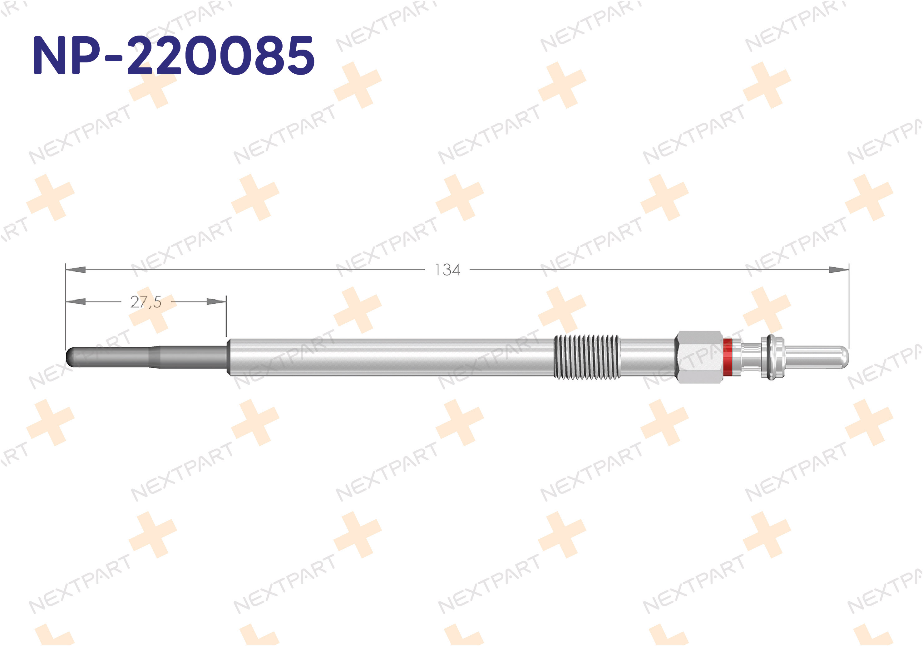 KIZDIRMA BUJISI S40 S60 C30 XC60 XC90 - OEM: 401442714102 12 64 03 84 | Alt: 0 250 202 910 0 250 403 001