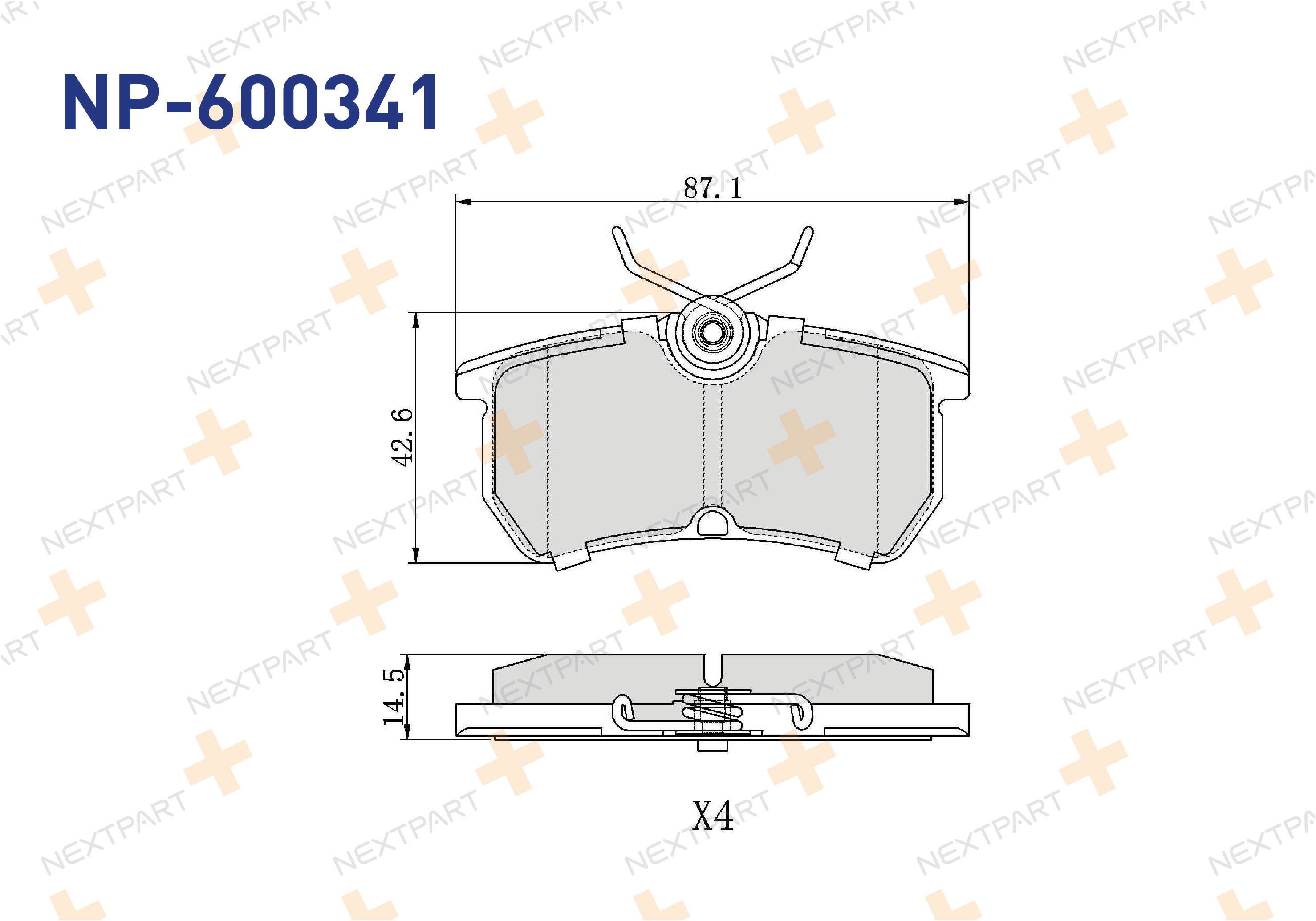 FREN BALATASI ARKA FIESTA V (2005>2008) FIESTA VI (2008>2017) FOCUS I (1998>2004) FOCUS FIESTA - OEM: 1810990 1S4Z2200BA | Alt: 363700205118 597281