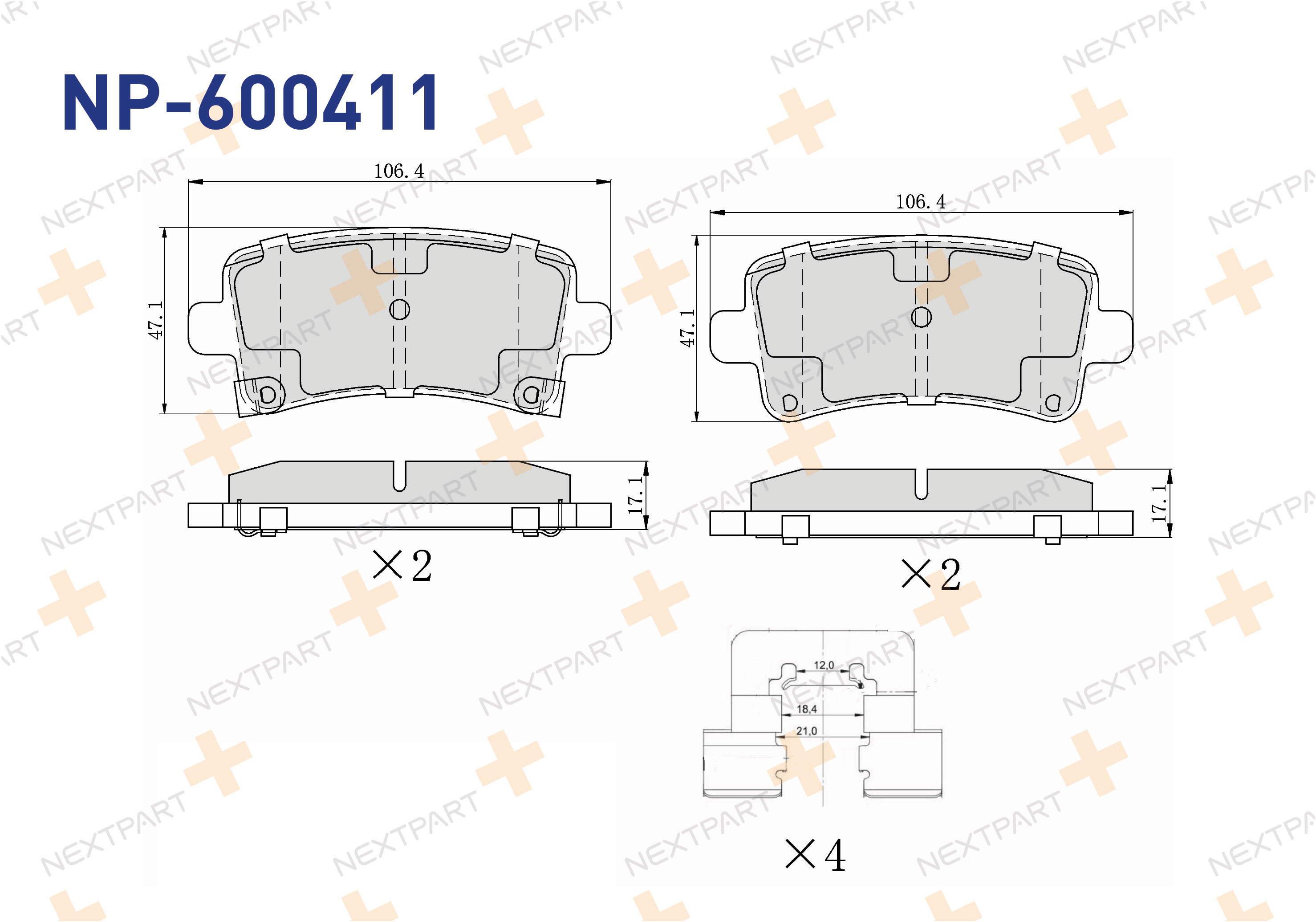 FREN BALATASI ARKA MALIBU (2012>) INSIGNIA A (2008>) 9-5 (2010>2012) INSIGNIA - OEM: 13237765 39021483 | Alt: LP2084N-18B1 244211701