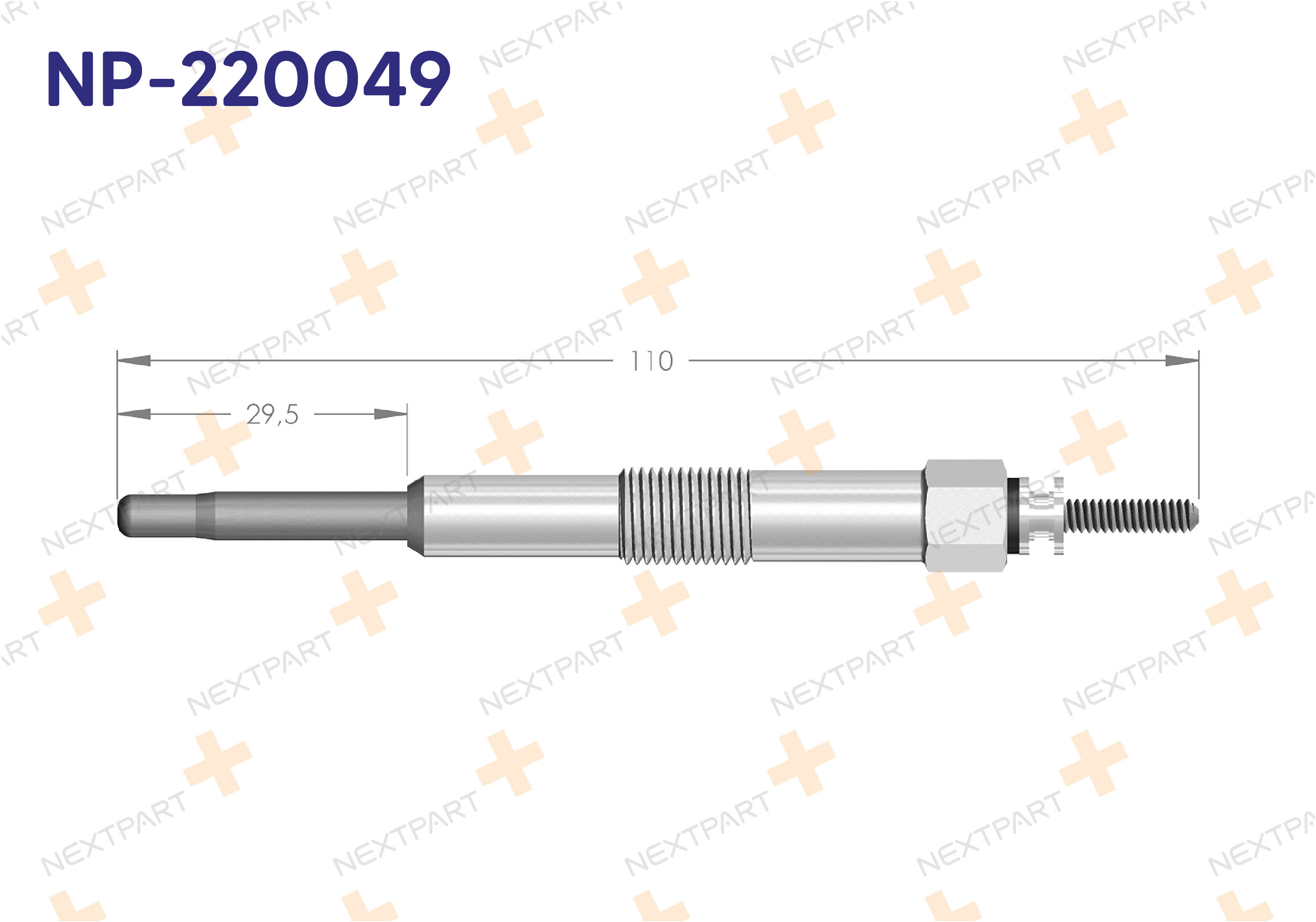 KIZDIRMA BUJISI ACCENT ADMIRE GETZ 1.5 CRDI TUSCON SPORTAGE 2.0 CRDI - OEM: 401442706897 36710 27000 | Alt: 0 250 212 006 GLP203