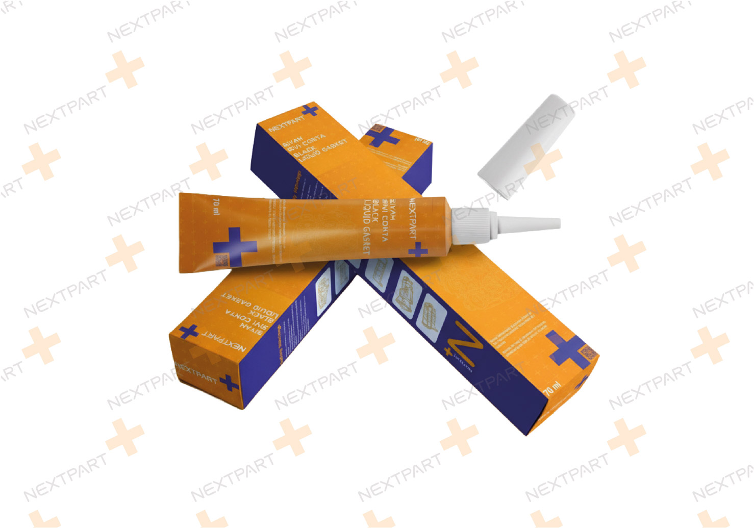 SIVI CONTA SIYAH 70ML - 50 + 350 C DAYANIKLI - OEM: NP-990001 | Alt: NP-990001