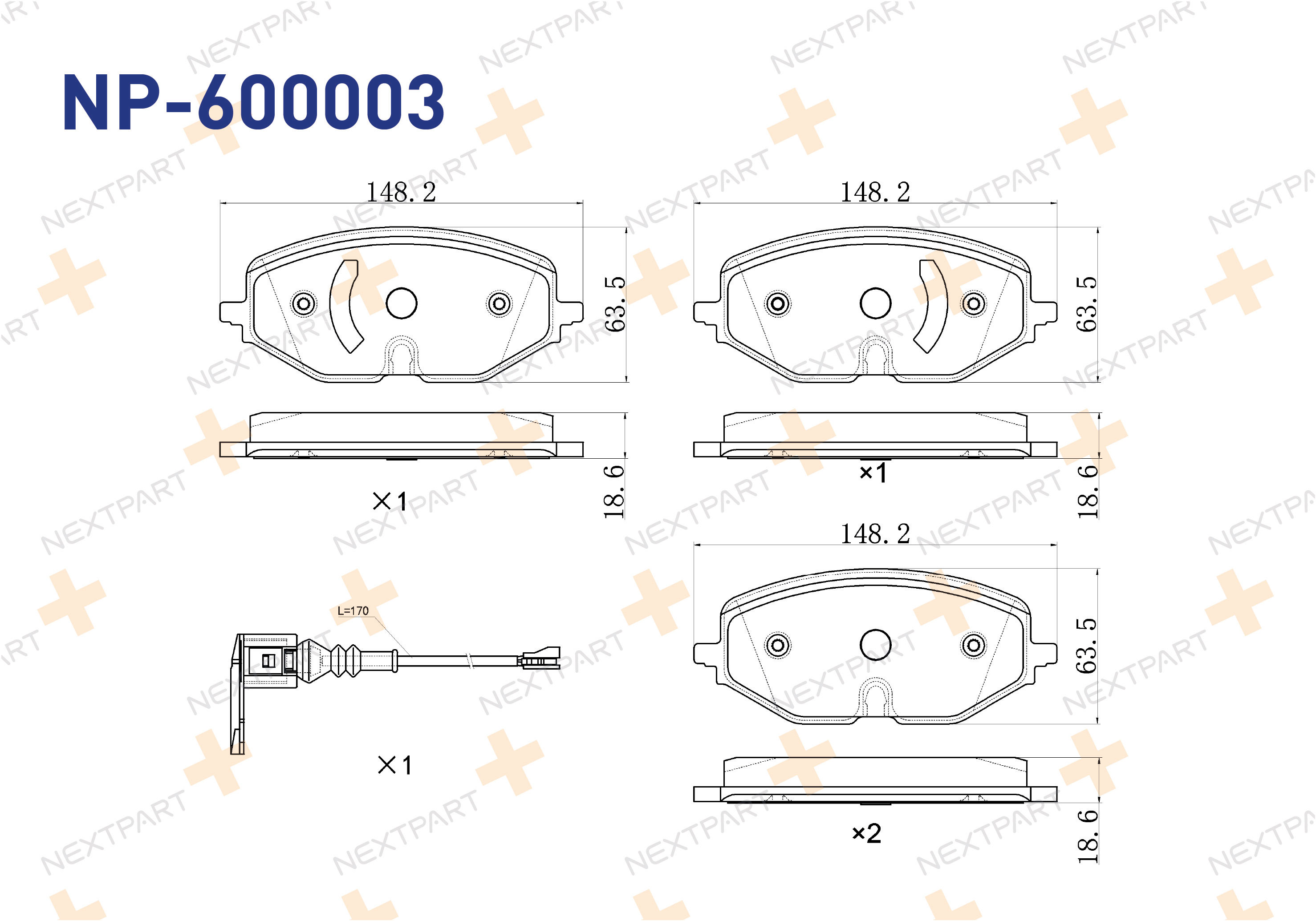 FREN BALATASI ON CADDY 5 (2021>) GOLF 8 (2019>) LEON (2019>) A3 (2020>) OCTAVIA (2020>) GOLF CADDY OCTAVIA A3 LEON - OEM: 5WA698151A- 5WA698151A | Alt: 5WA698151A 5WA698151A-