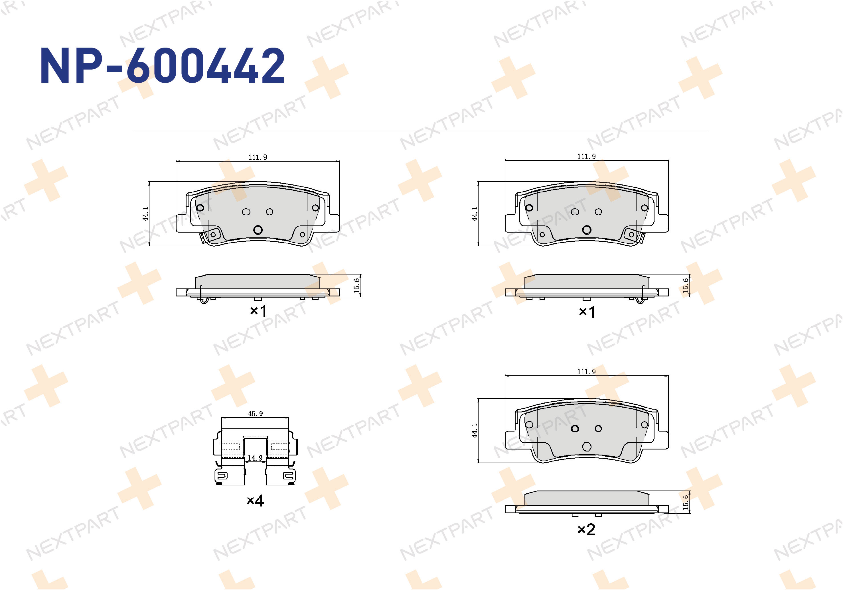 FREN BALATASI ARKA IONIQ 5 (2024>) TUCSON (2018>) EV6 (2022>) SPORTAGE (2015>) SPORTAGE (2021>) - OEM: 58302-N7A00 | Alt: 58302-N7A00