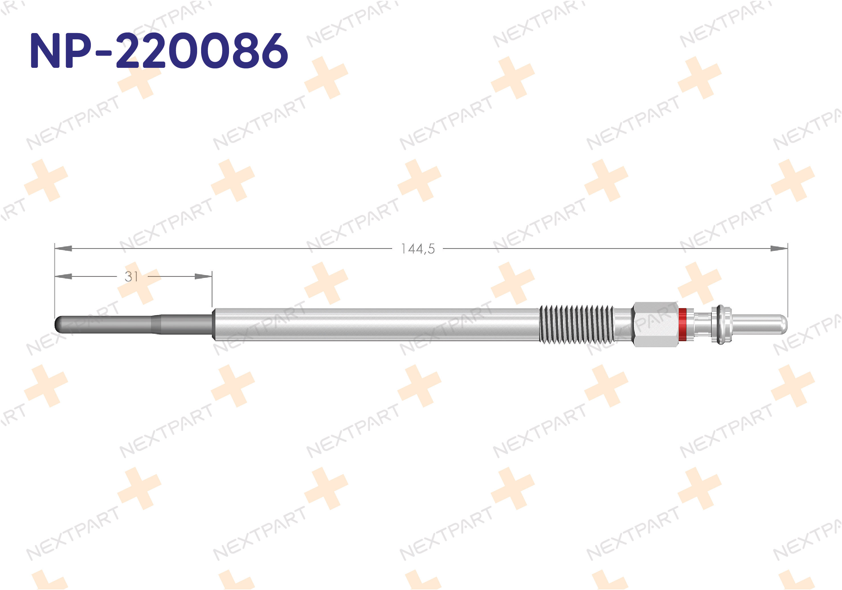 KIZDIRMA BUJISI CAPTIVA 2.0 2.2D - OEM: 404419784828 22472368 | Alt: E2519266079A1 0 250 403 019