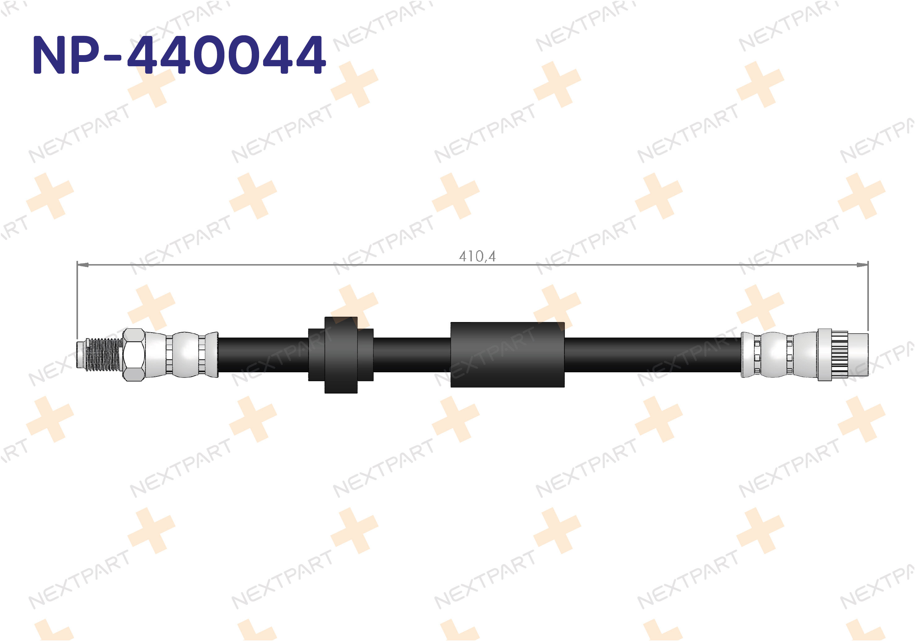 FREN HORTUMU ON TRAFIC II 2001-2014 TRAFIC - OEM: 7700811705 770401955 | Alt: 770401955 7704002447