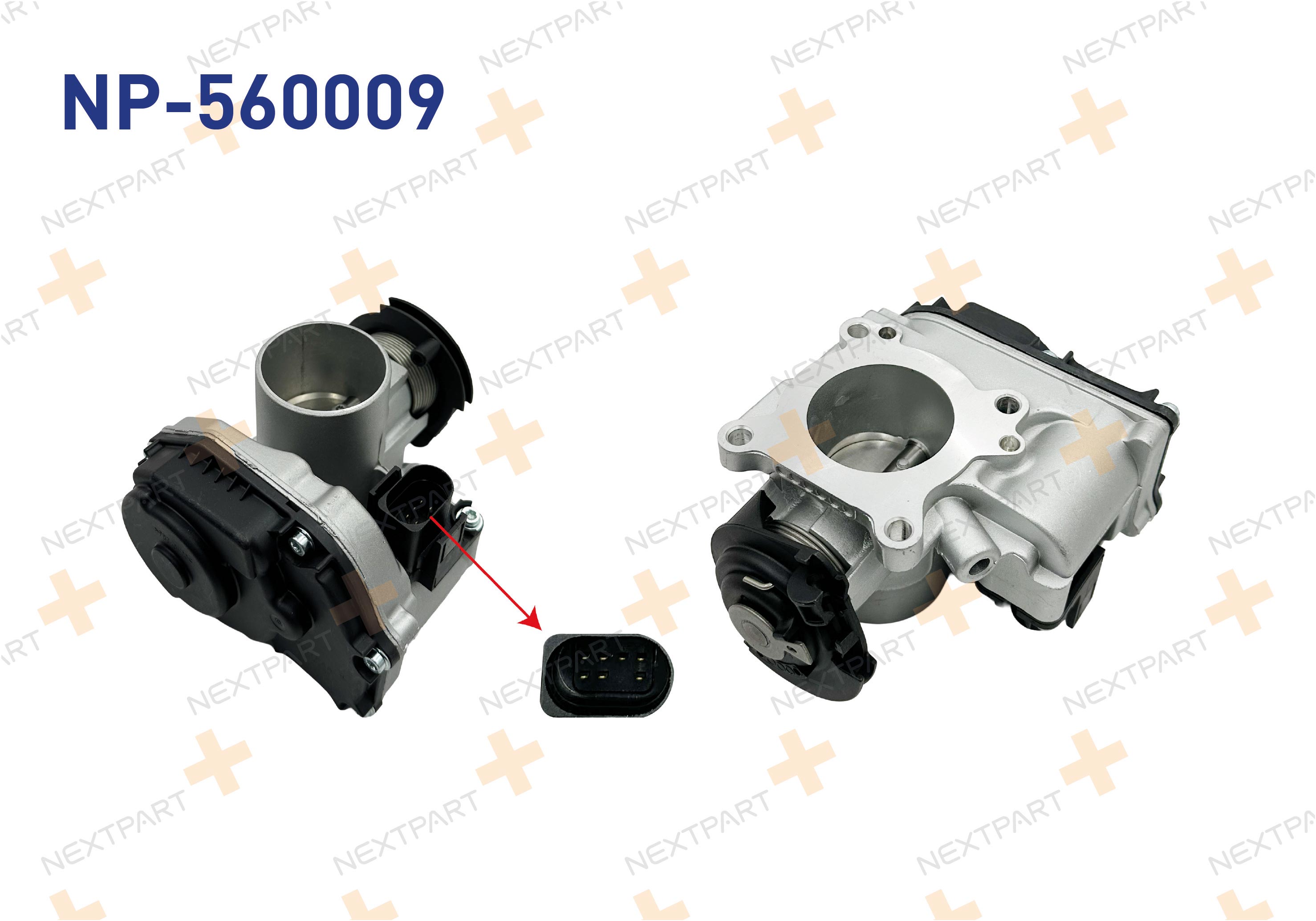 KELEBEK BOGAZI LUPO 1.4 16V (AUA BBY ) - OEM: 036133064D 802000000089 | Alt: 7.03703.40.0