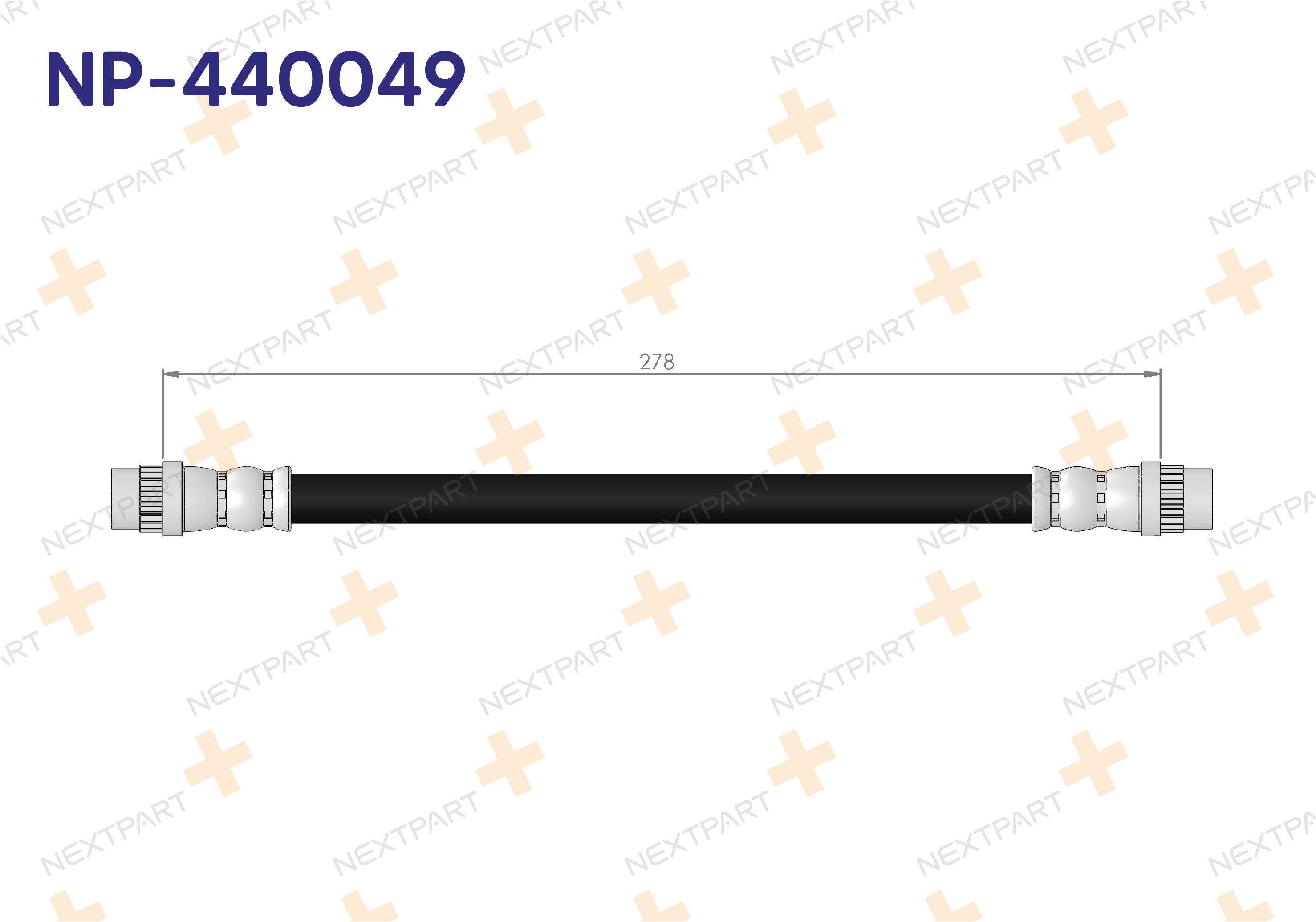 FREN HORTUMU ARKA PARTNER BERLINGO 1996-2008 BERLINGO PARTNER - OEM: 4806.86 7704003961 | Alt: 7704003961 480686