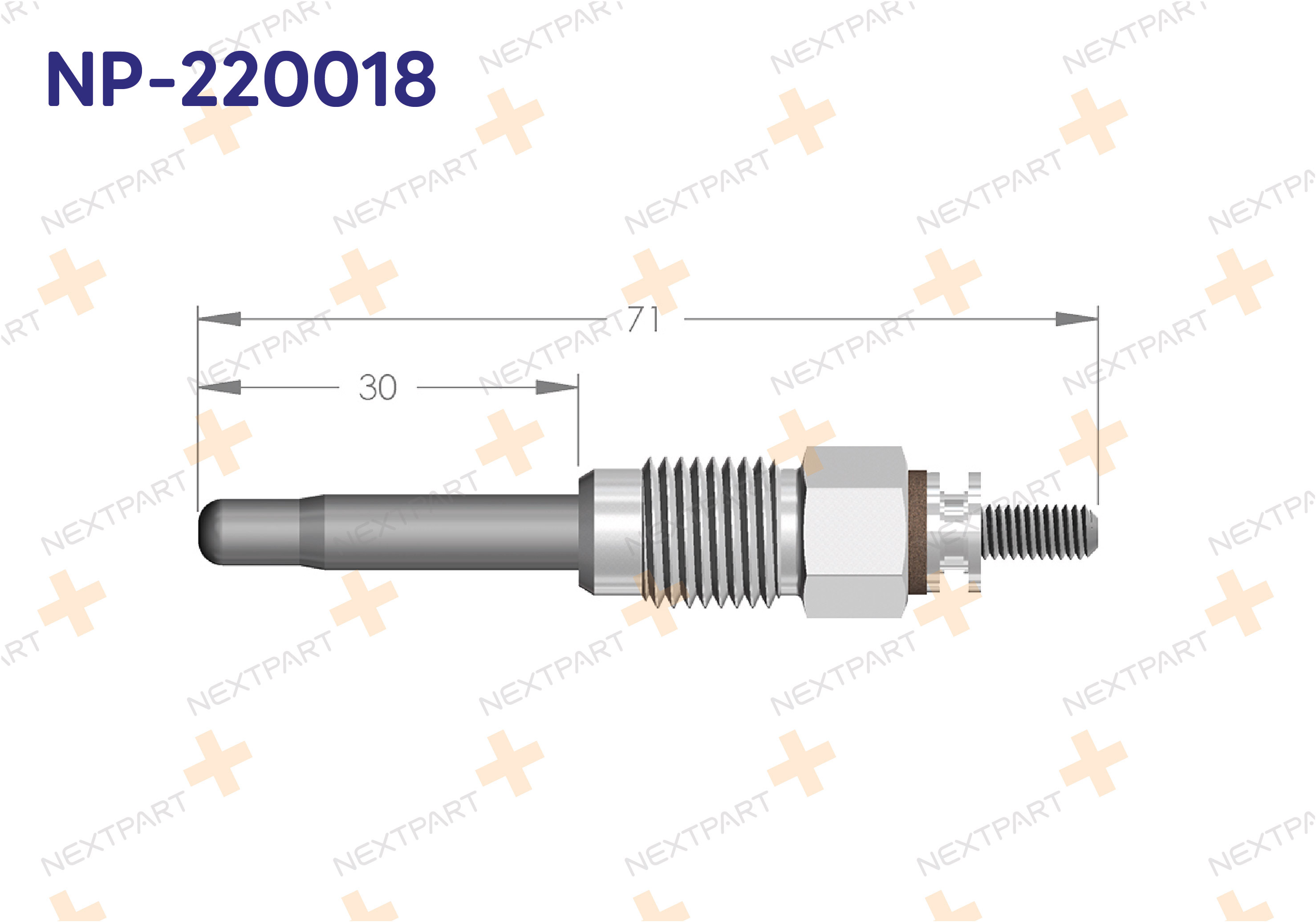 KIZDIRMA BUJISI MEGANE I 1.9 MEGANE - OEM: XS7H6M090AA 401442704762 | Alt: CH 183 002
