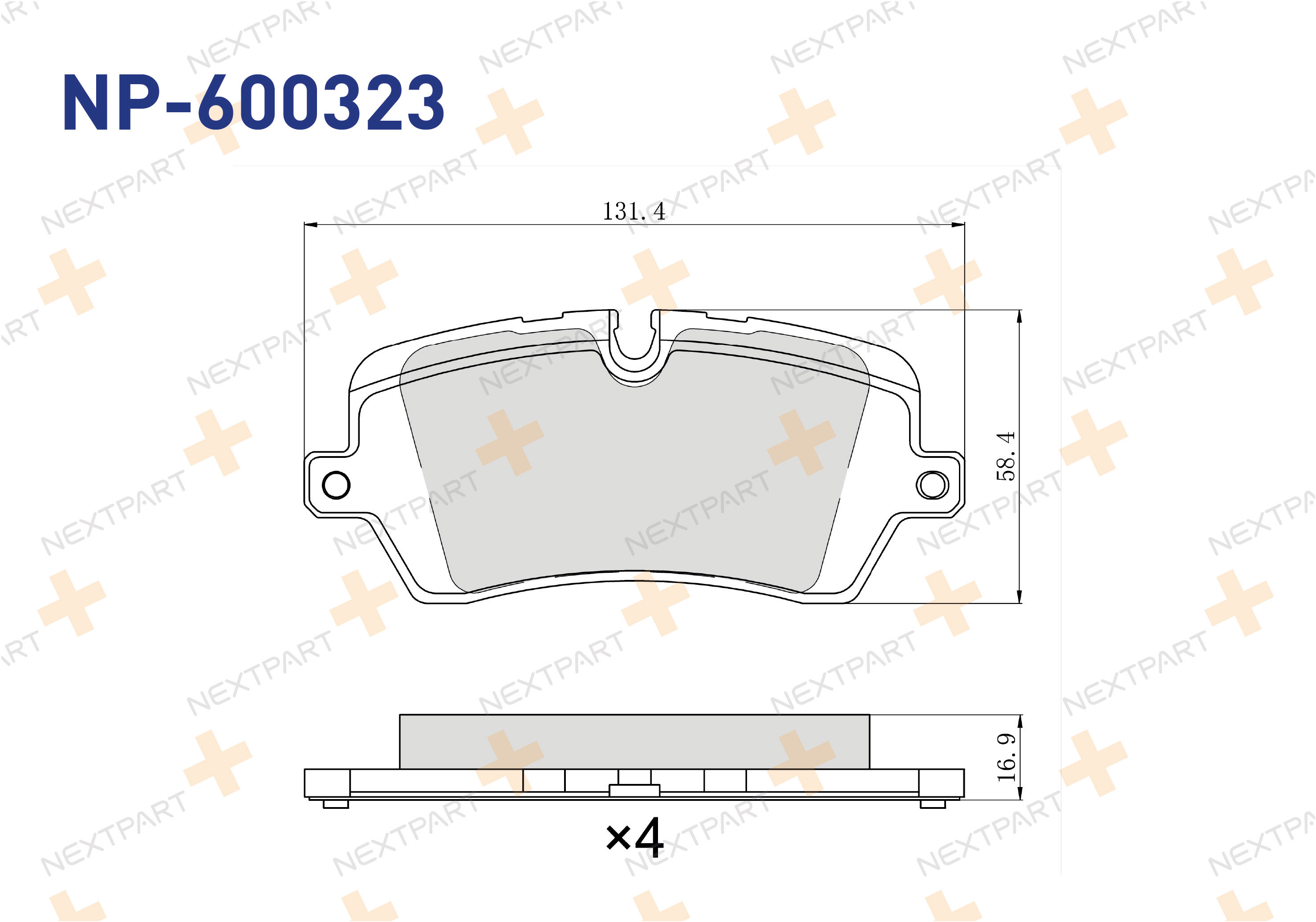 FREN BALATASI ARKA DEFENDER (2019>) DICOVERY V (2016>) RANGE ROVER IV (2012>) RANGE ROVER SPORT (2013>) - OEM: LR068303 LR139173 | Alt: F 03B 050 485 T2242