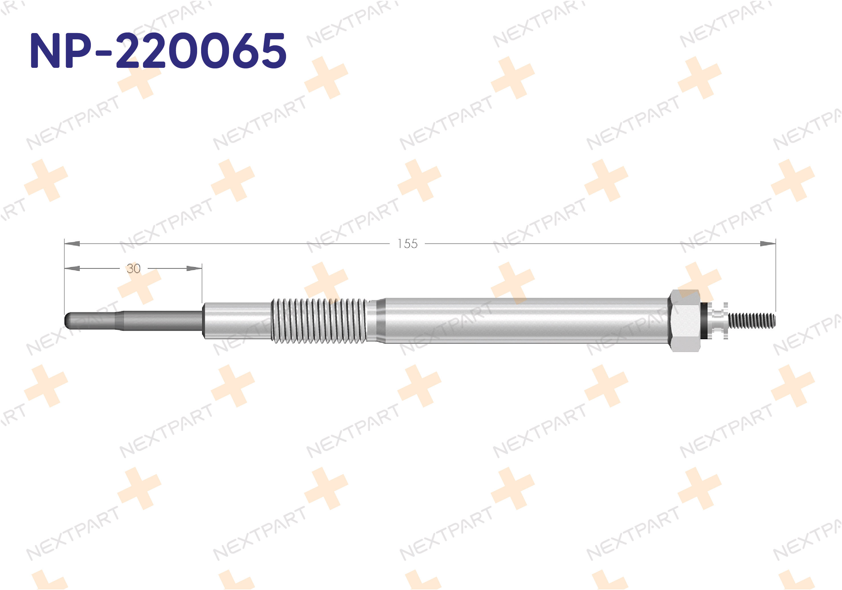 KIZDIRMA BUJISI MAZDA BT 50 2.5D - OEM: 404419799236 WE01-18-601 | Alt: ADM51813 E2510029127A0