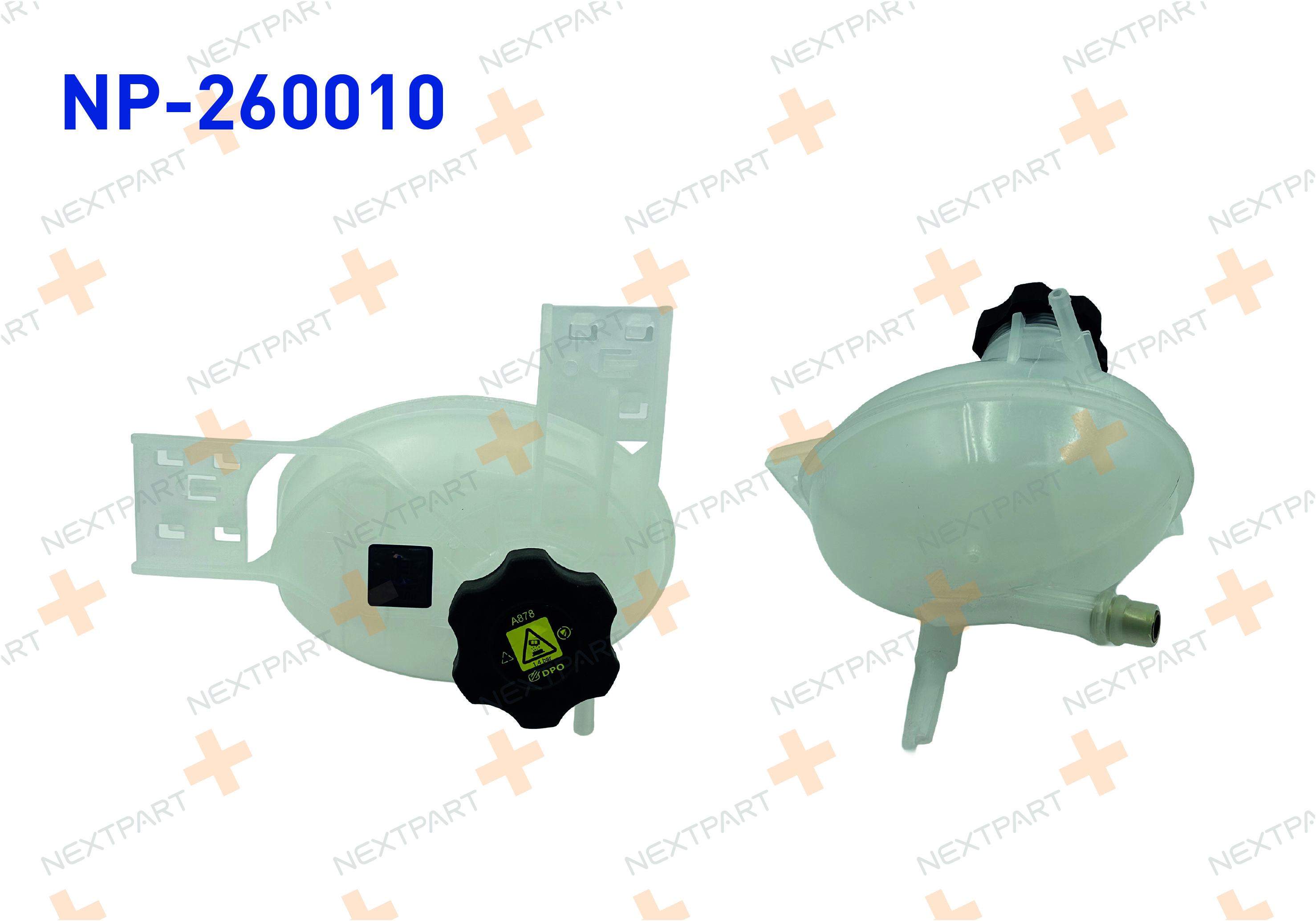 RADYATOR YEDEK SU DEPOSU KAPAKLI METAL BORULU EGEA 1.3 MTJ - OEM: 52045650 | Alt: 52045650
