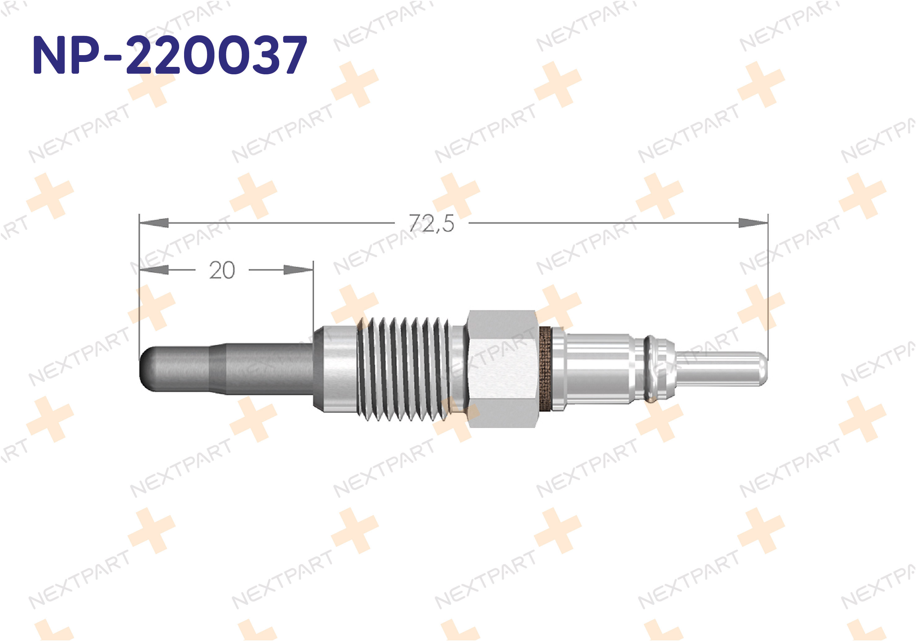 KIZDIRMA BUJISI PASSAT CADDY A4 A6 OCTAVIA TOLEDO 1.9 TDI PASSAT CADDY OCTAVIA A4 A6 TOLEDO - OEM: 401442701957 N 103 021 01 | Alt: 80028 886120