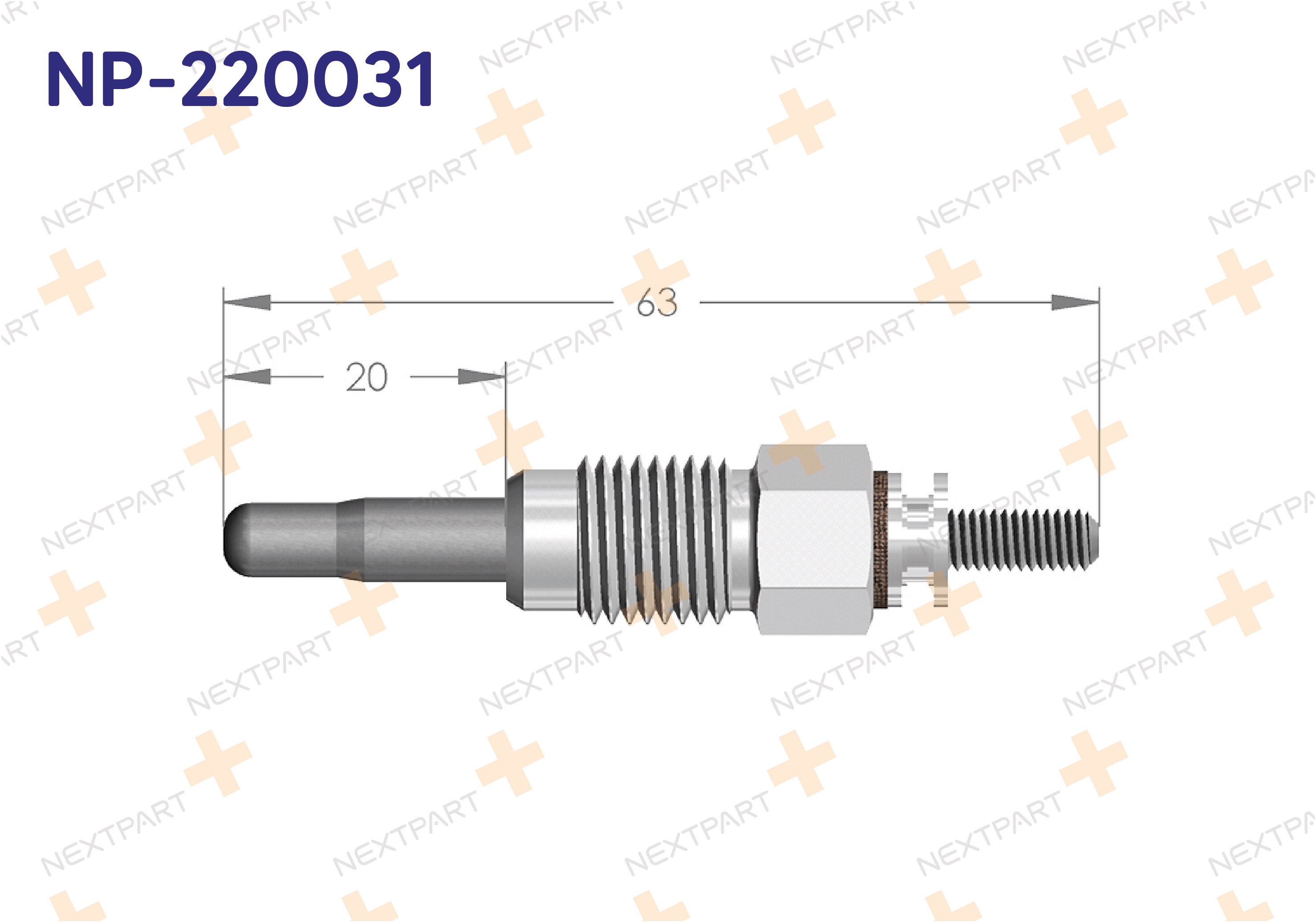 KIZDIRMA BUJISI PASSAT CADDY A4 A6 1.9 TDI TRANSPORTER T4 LT 35 2.4 PASSAT CADDY TRANSPORTER A4 A6 - OEM: N10213001 N10213002 | Alt: 128G 28G