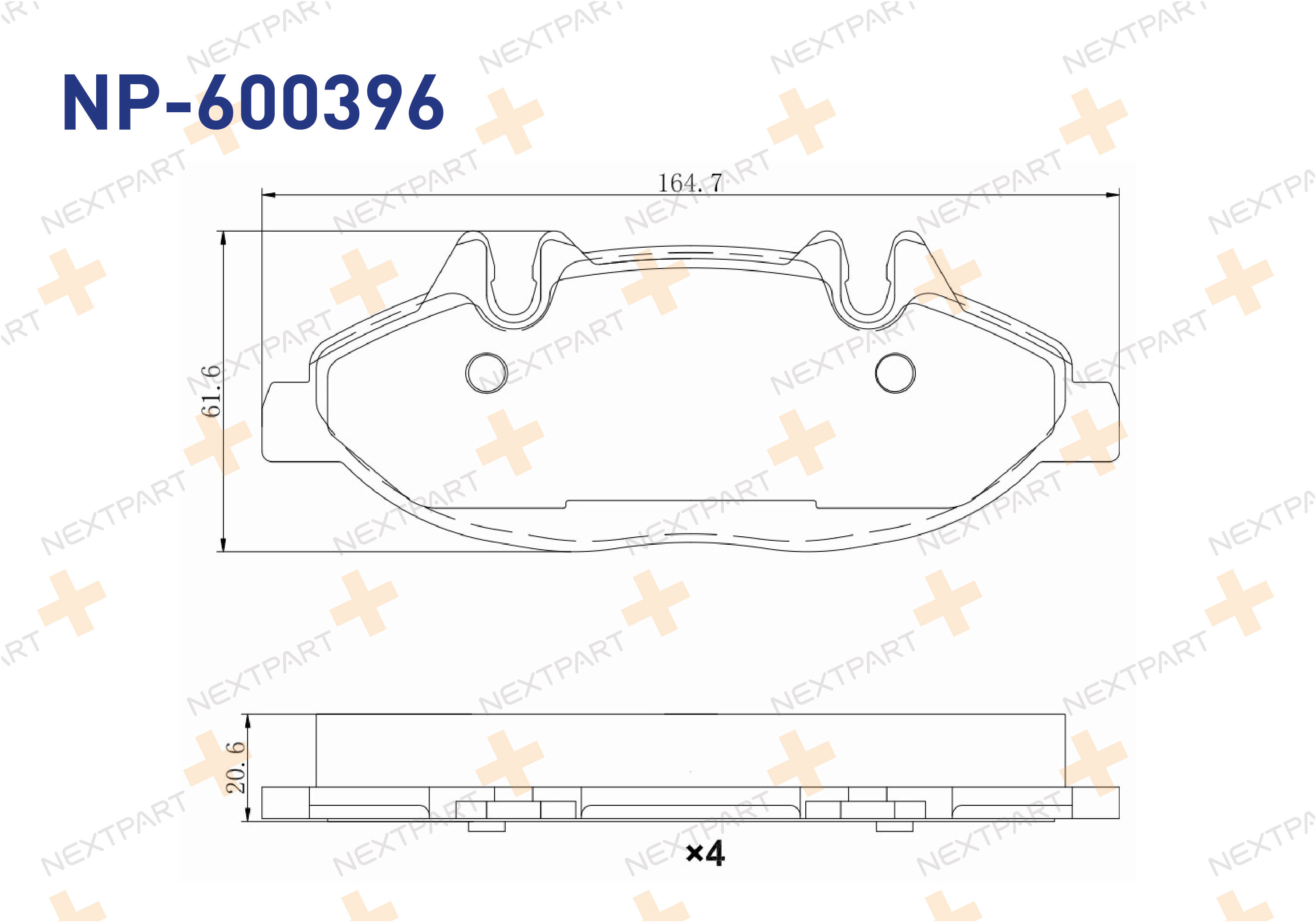 FREN BALATASI ON FISLI VIANO (W639) (2003>) VITO (W639) (2003>2014) - OEM: 14210910 A 003 420 78 20 | Alt: DB1965 81705