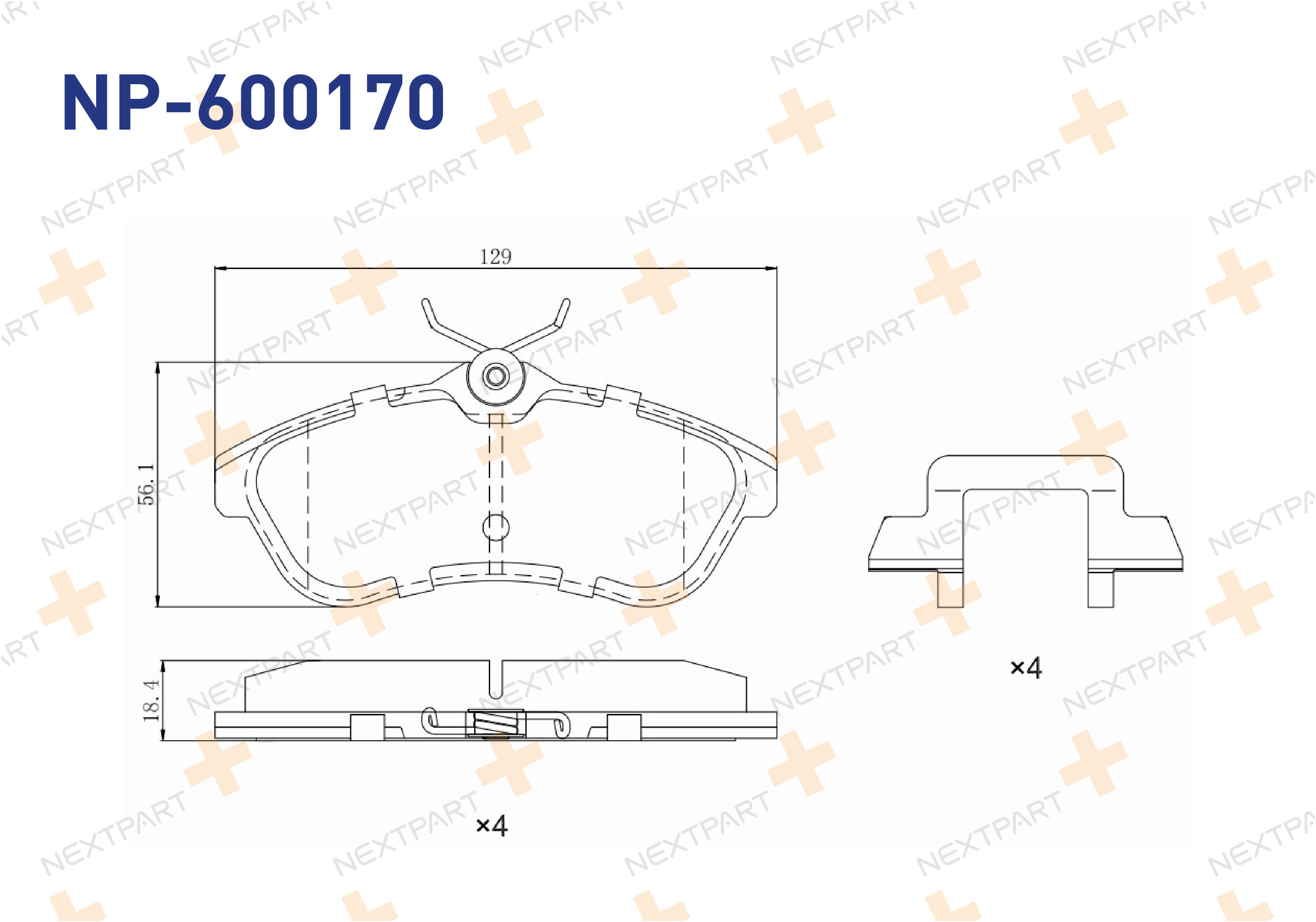 FREN BALATASI ON C2 (2003>) C3 (2002>2009) C3 (2009>) C2 C3 - OEM: E 172 282 4252 37 | Alt: BLF1351 PAD1250