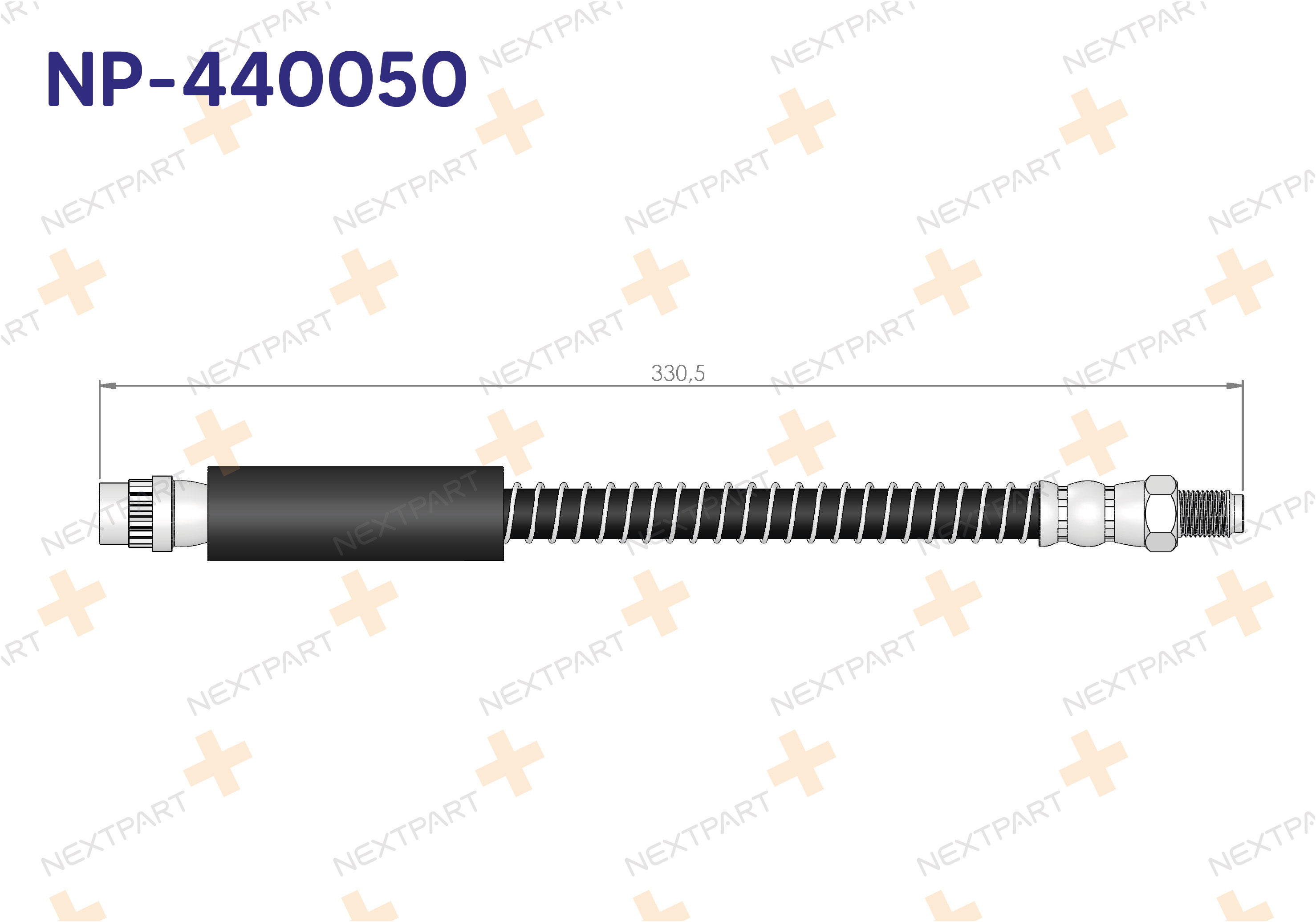 FREN HORTUMU ON 206 1998-2006 206 - OEM: 4806 92 4806 C1 | Alt: BHO4066 HOS3167
