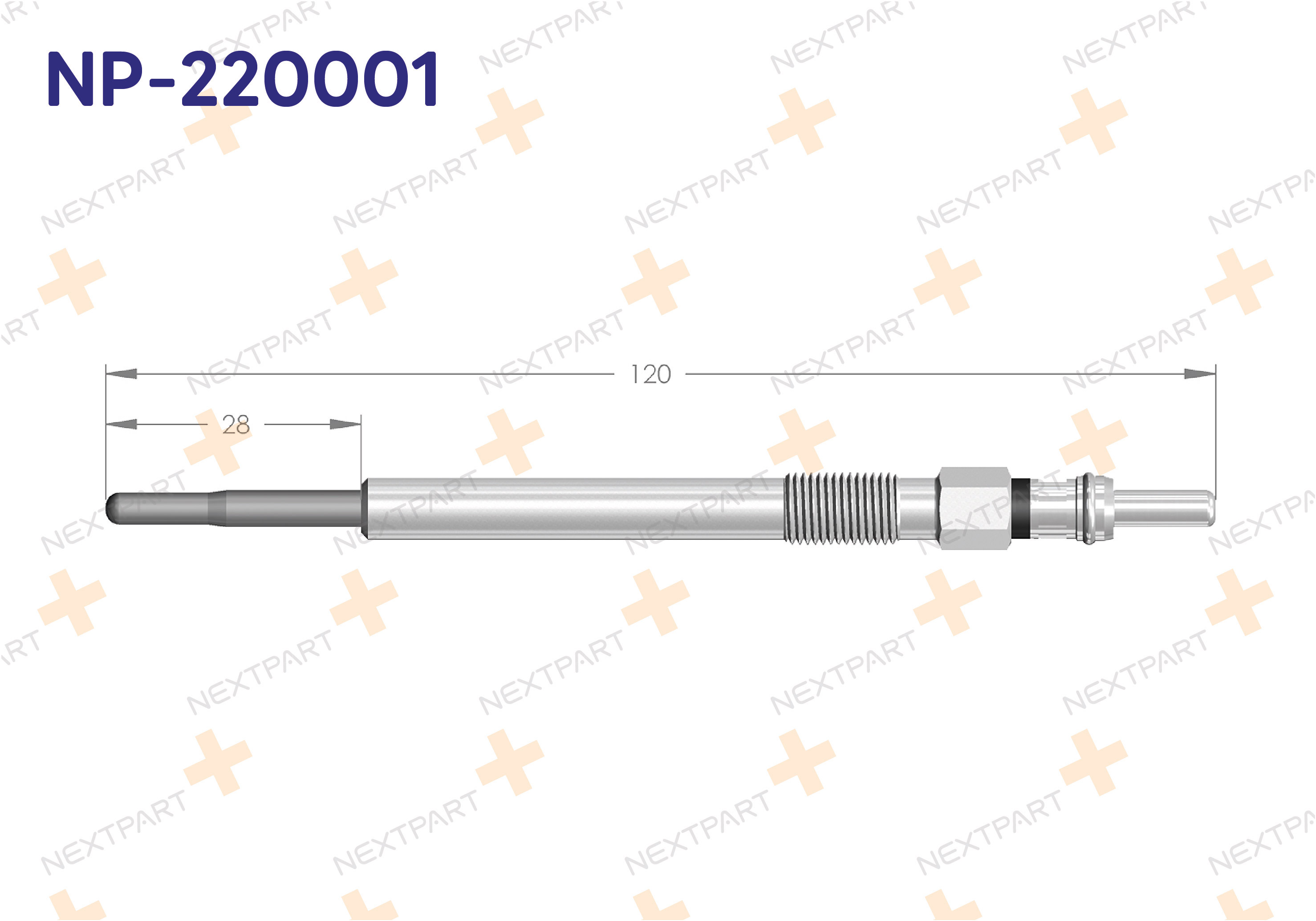 KIZDIRMA BUJISI (EURO 4) DOBLO LINEA ALBEA FIORINO 1.3 MTJ CORSA C CORSA D ASTRA H 1.3 CDTI ASTRA CORSA - OEM: 46796050 1214032 | Alt: 0 250 203 002 GLP016