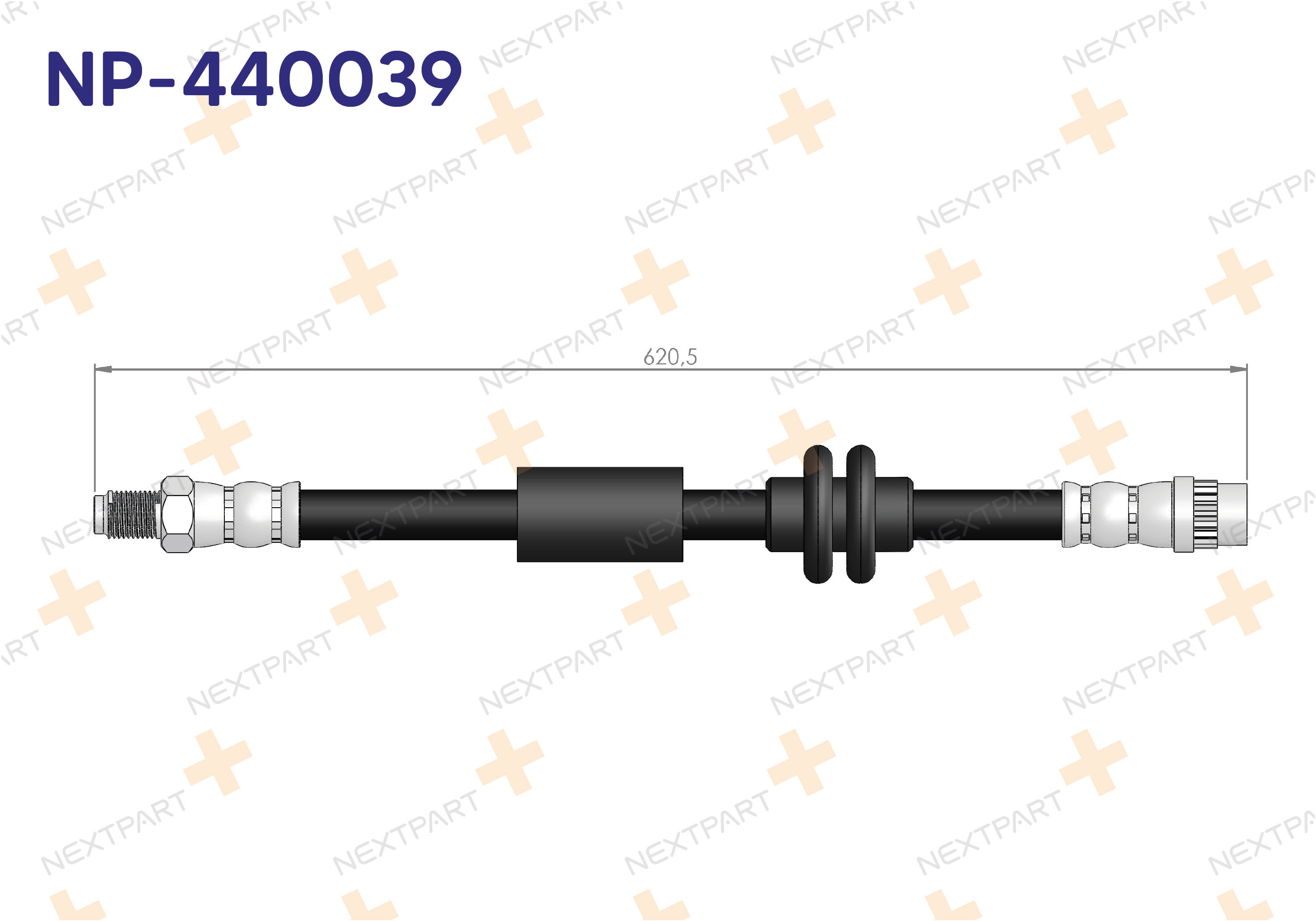 FREN HORTUMU ARKA MASTER III 2010- MASTER - OEM: 501275945848 4421072 | Alt: H6688 6T49022