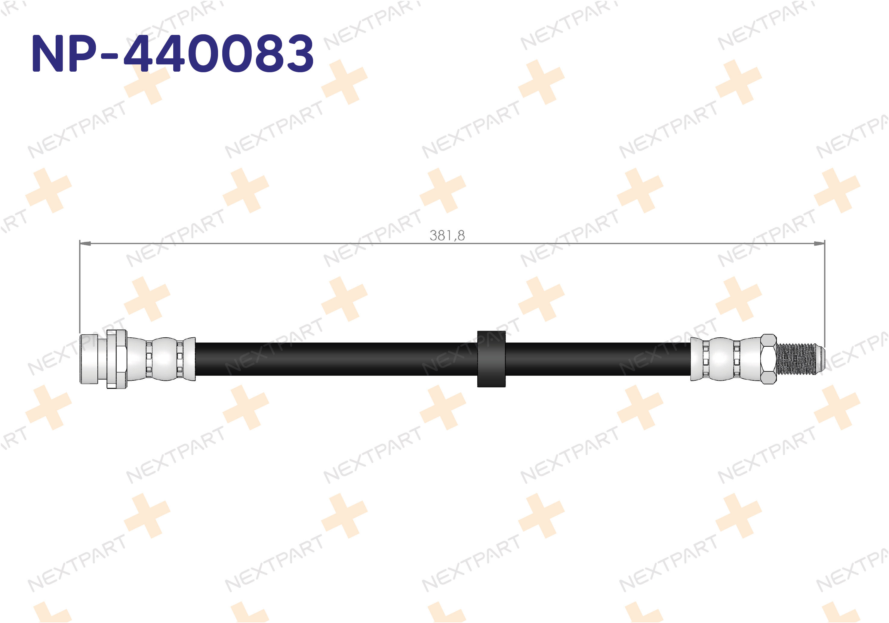 FREN HORTUMU ARKA CONNECT 2002-2013 CONNECT - OEM: 332293791989 1473213 | Alt: SL5660 HOS3679