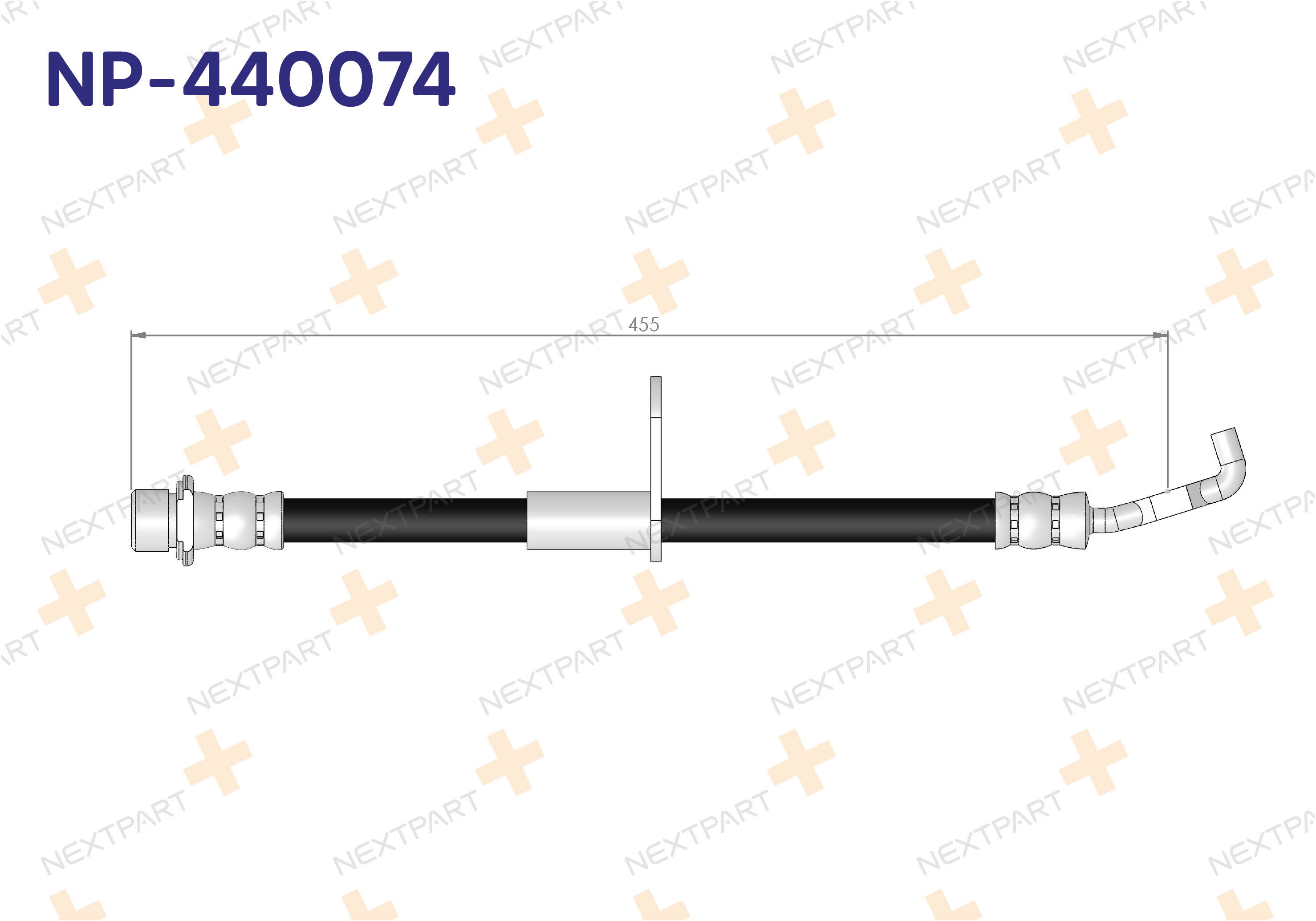 FREN HORTUMU ON COROLLA AE101 1992-1997 COROLLA - OEM: 332293793177 90080-94068 | Alt: SL5297 172674B