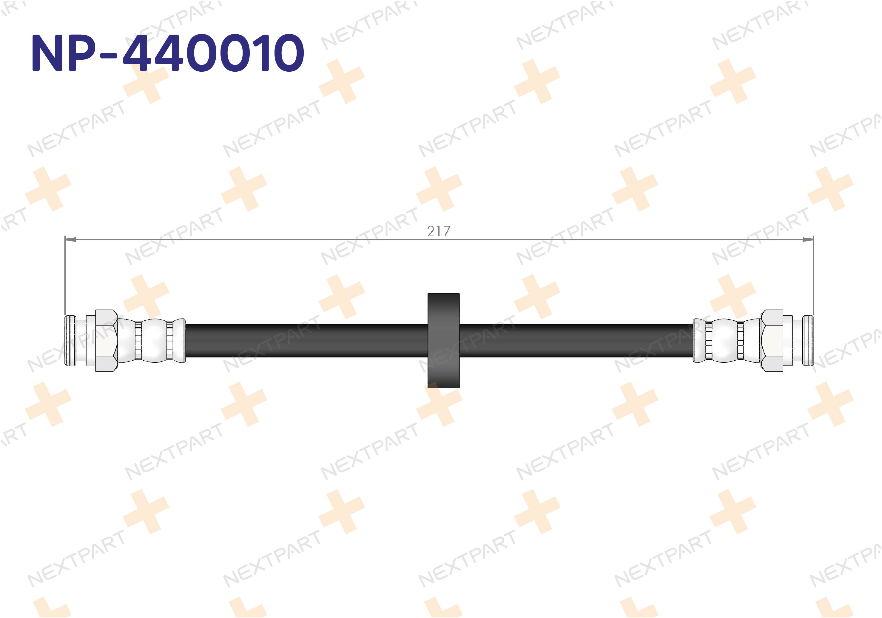 FREN HORTUMU ARKA ALBEA 2003- PALIO 1996-2005 - OEM: 46456877 46478973 | Alt: 46478973 51866057
