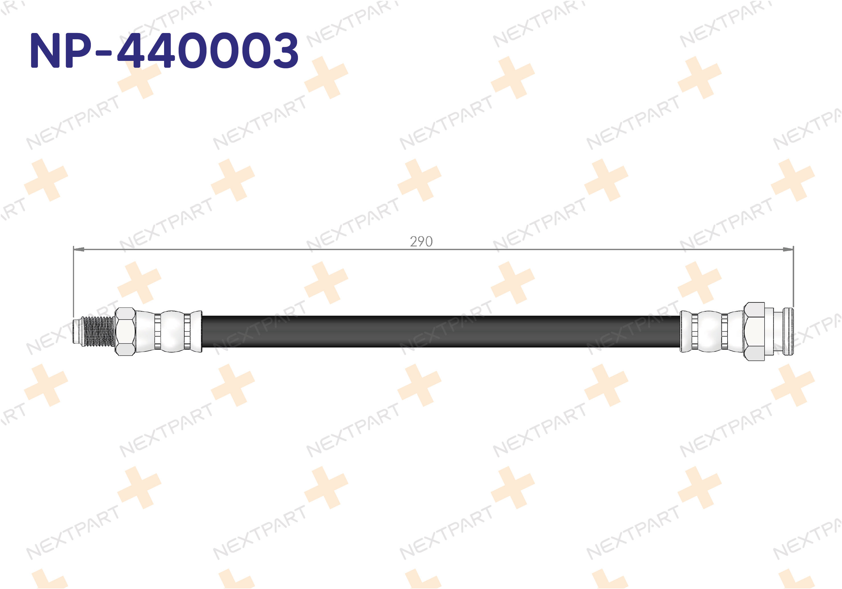 FREN HORTUMU ARKA M131 DKS - OEM: 4477793 7570315 | Alt: 7570315 4477793