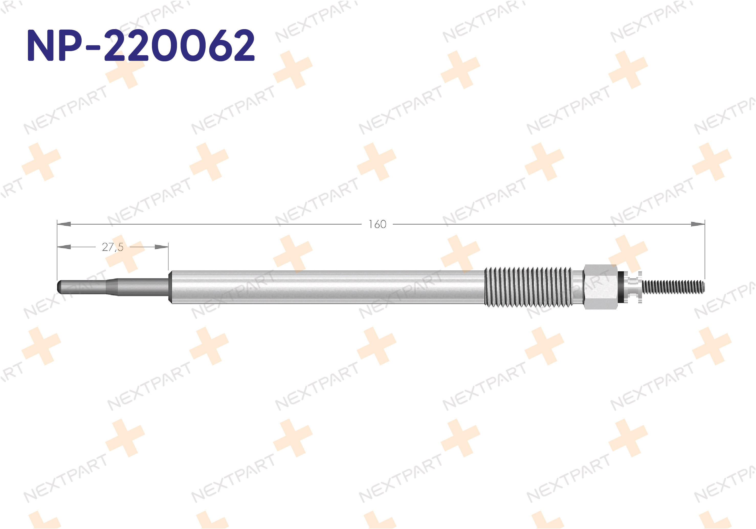 KIZDIRMA BUJISI AVENSIS COROLLA VERSO RAV 4 2.0 2.2 D-4D COROLLA AVENSIS - OEM: 401442711055 198500R022 | Alt: F 01G 000 00P F 01G 004 02Z