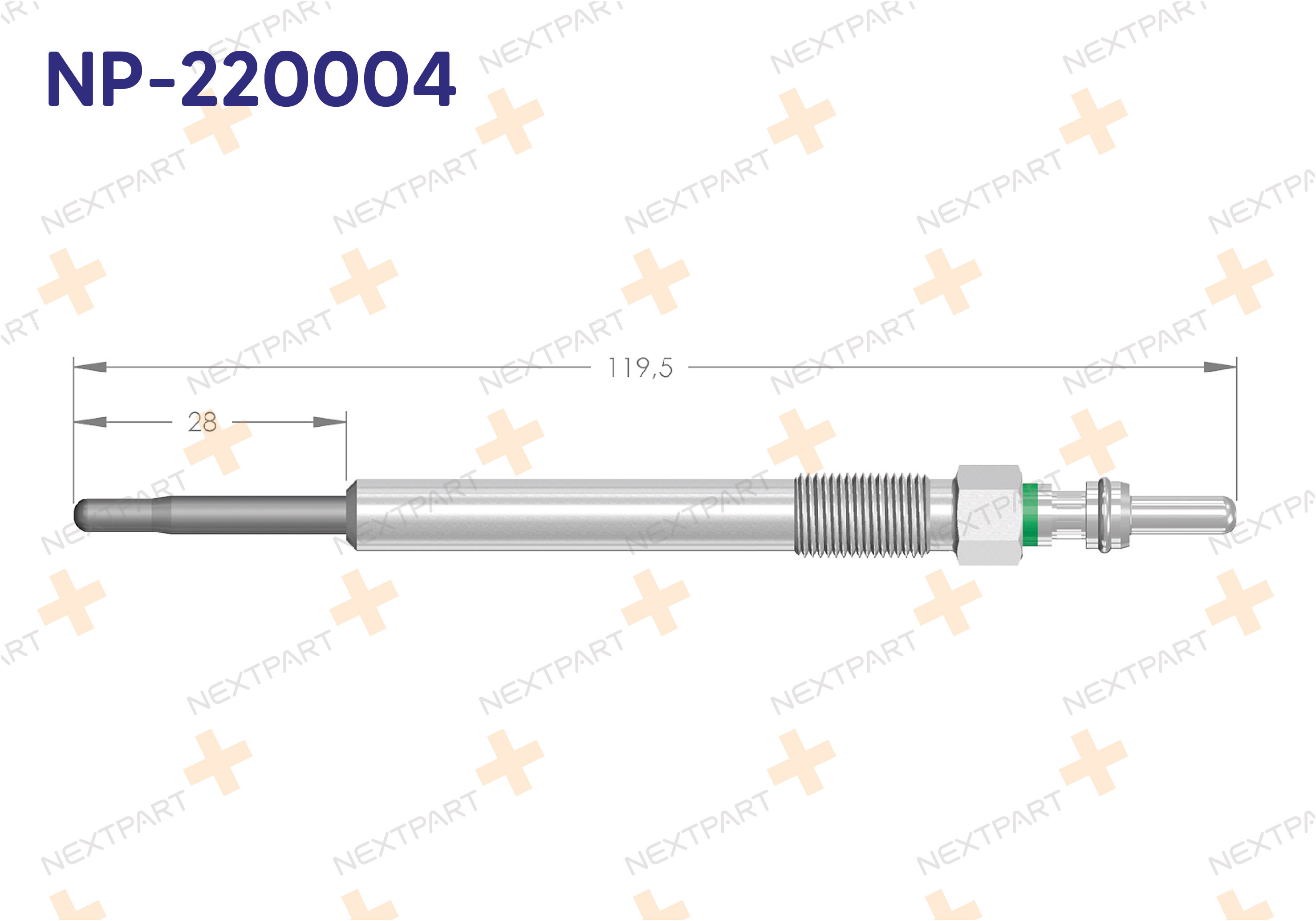 KIZDIRMA BUJISI (EURO 6) EGEA DOBLO FIORINO 1.3 MTJ COMBO D CORSA E 1.3 CDTI CORSA - OEM: 55238404 1214106 | Alt: 0 250 404 004 GLP270